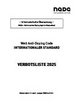 Informatorische Übersetzung WADA-Verbotsliste 2026