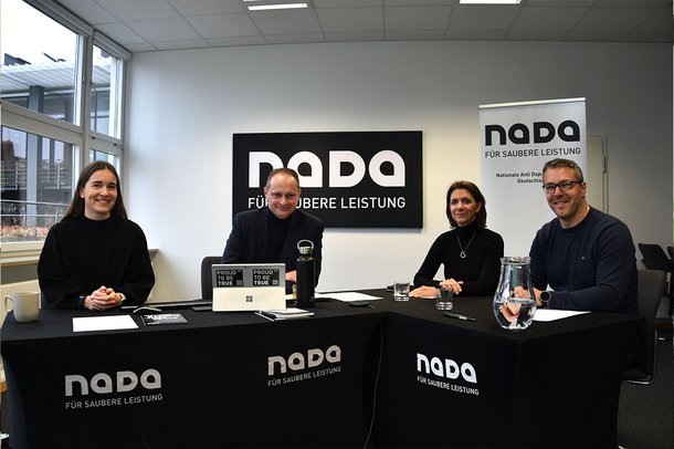 Die Referierenden der NADA Deutschland beim Digitalen Workshop für staatliche Ermittlungsstellen