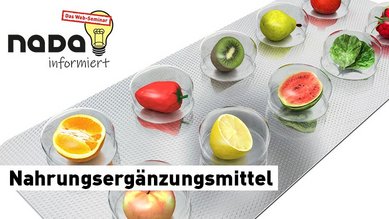 Aufzeichnung des Web-Seminars zum Thema Nahrungsergänzungsmittel