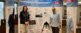 Dr. Andrea Gotzmann and Travis Tygart at USADA office