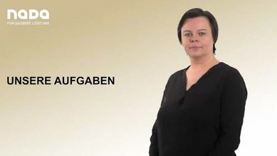 Gebärdensprachfilm zu den Aufgaben der NADA