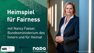 Heimspiel für Fairness mit Nancy Faeser